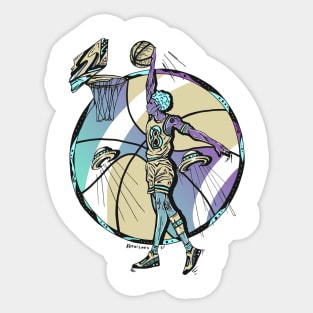 Purple Haze Legendary Baller Number 8 Sticker